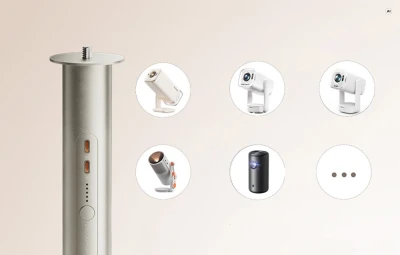 Aurzen PowerBase šampaňský stojan s powerbankou pro Boom air / D1 Air