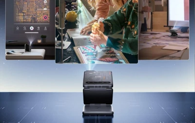 Aurzen ZIP Cyber Trifold tmavě šedý skládací projektor