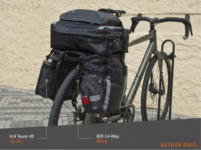 Author Brašna na nosič A-N Tourer 40 (černá)