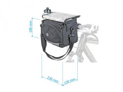 Author Brašna na řidítka A-H735 QRA X7 (černá)