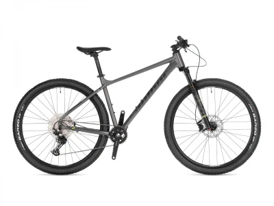 Author Context 2025 stříbrná-matná/limeta MTB kolo