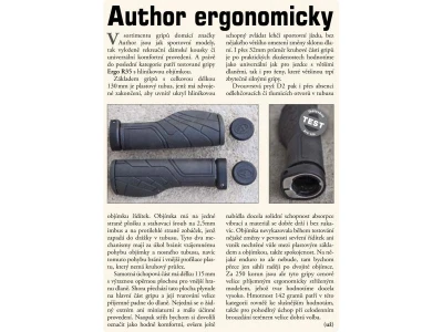 Author Gripy AGR Ergo R35 GripLock (černá)
