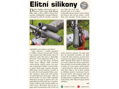 Author Gripy AGR SILICONE Elite (černá)