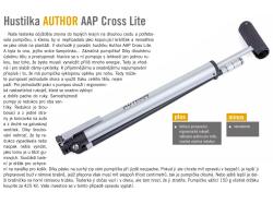 Author Hustilka AAP Cross Lite (stříbrná/černá)