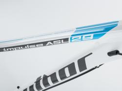 Author Impulse 29 ASL 2023-24 bílé/modré dámské MTB kolo + výbava zdarma