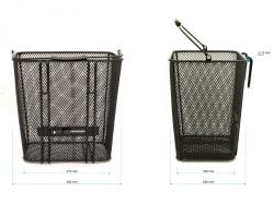 Author Koš ocel AO-39 na nosič (černá)