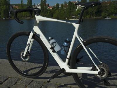 Author AB-Tcx-Daiya X25 modrá/stříbrná cyklistická láhev