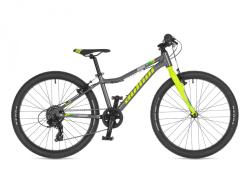 Author Limit 24 2025 šedé/limeta/zelené dětské kolo + výbava zdarma Author Limit 24 2025 šedé/limeta/zelené dětské kolo + výbava zdarma