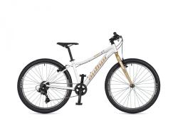 Author Limit 24 2026 bílé/zlaté dětské kolo + výbava zdarma Author Limit 24 2026 bílé/zlaté dětské kolo + výbava zdarma