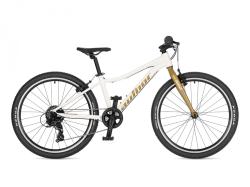 Author Limit 24 2026 bílé/zlaté dětské kolo + výbava zdarma