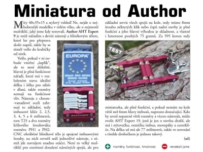 Author Nářadí AHT Expert 9 (červená/stříbrná)