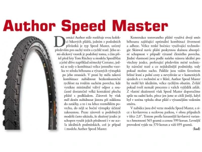 Author Plášť AT Speed Master 26x2,0 (černá)