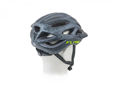 Author Flow Inmold X9 (201 černá-matná) cyklistická přilba
