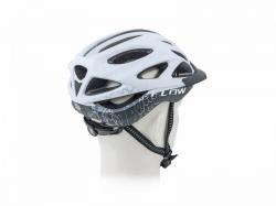Author Flow Inmold X9 (205 bílá/černá-matná) cyklistická přilba