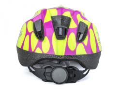 Author Mirage Inmold (195 růžová/žlutá) dětská cyklistická přilba