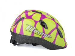 Author Mirage Inmold (195 růžová/žlutá) dětská cyklistická přilba