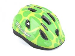 Author Mirage Inmold (198 žltá/zelená) detská cyklistická prilba