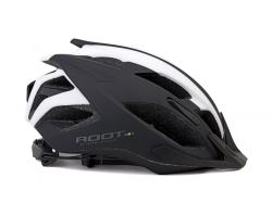 Author Root Inmold (181 černá/bílá/zelená) cyklistická přilba
