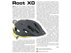 Author Root Inmold X0 (202 černá/stříbrná-matná) cyklistická přilba