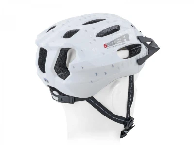 Author Saber X1 Inmold (223 bílá) cyklistická přilba