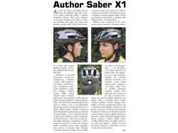 Author Saber X1 Inmold (223 bílá) cyklistická přilba