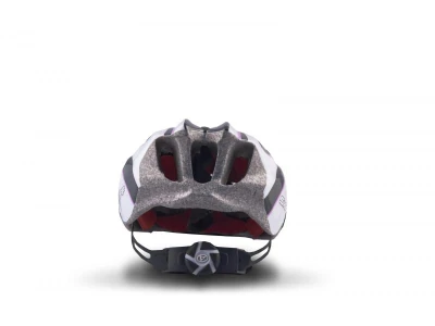 Author Skiff Inmold 144 bílá/fialová/černá cyklistická přilba