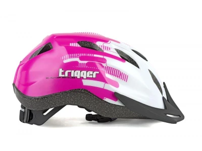 Author Trigger Inmold 173 bílá/růžová cyklistická přilba