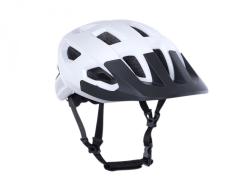 Author Vento InMold LED USB (strieborná/biela) cyklistická prilba