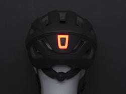 Author Vento InMold LED USB (strieborná/biela) cyklistická prilba