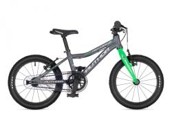 Author Record 16 2025 šedá/zelená dětské kolo + blikačky zdarma Author Record 16 2025 šedá/zelená dětské kolo + blikačky zdarma