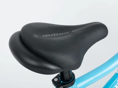 Author Record 16 2026 červené/bílé/stříbrné dětské kolo + sleva 500,- na příslušenství