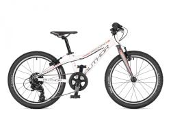 Author Record 20 2025 bílé/stříbrné/červené dětské kolo + výbava zdarma Author Record 20 2025 bílé/stříbrné/červené dětské kolo + výbava zdarma