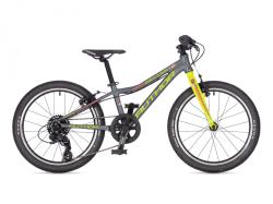 Author Record 20 2025 šedé/limeta/červené dětské kolo + výbava zdarma Author Record 20 2025 šedé/limeta/červené dětské kolo + výbava zdarma