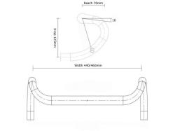 Author Riadidlá ACO-HB Gravel X8 (čierna)