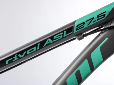 Author Rival 27,5 ASL 2023 stříbrné-matné/zelené dámské MTB kolo + výbava zdarma