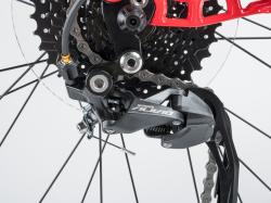 Author Solution 27,5 2023-24 červená/černá/limeta MTB kolo + výbava zdarma