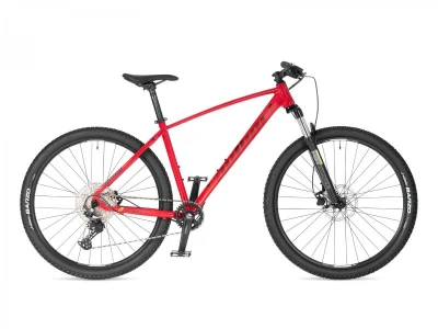 Author Spirit červená/černá/limeta 2025 MTB kolo