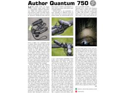 Author Světlo př. A-QUANTUM 750 lm USB L-Run (černá)