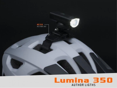Author Lumina 350 lm USB Alloy černé přední světlo