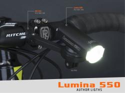 Author Světlo př. LUMINA 550 lm USB Alloy (černá)