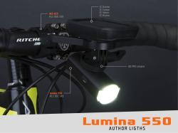 Author Světlo př. LUMINA 550 lm USB Alloy (černá)