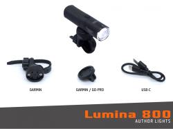 Author Světlo př. LUMINA 800 lm USB Alloy (černá)