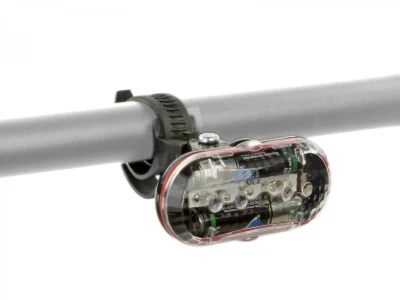 Author TL-20 F 5 LED černé/čiré-sklo přední světlo
