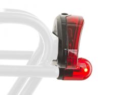 Author Světlo zad. A-Caddy 5 (černá/červené-sklo)