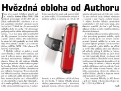 Author Světlo zad. A-Pilot USB CobLed 50 lm (černá/červené-sklo)