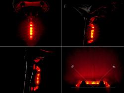 Author Světlo zad. A-Stake Mini USB (černá/červené-sklo)