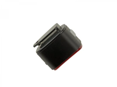 Author Světlo zad. Cubus USB CobLed 50 lm (černá/červené-sklo)