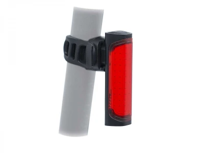 Author Světlo zad. Pilot Brake USB CobLed 120 lm (černá/červené-sklo)