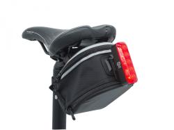 Author Světlo zad. XYRIUS Brake USB 400 lm (černá/červené-sklo)