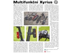 Author Světlo zad. XYRIUS Brake USB 400 lm (černá/červené-sklo)